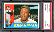 Load image into Gallery viewer, 1960 Topps #200 Willie Mays HOF San Francisco Giants PSA 7 NM
