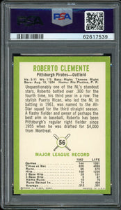 1963 Fleer #56 Roberto Clemente HOF Pittsburgh Pirates PSA 7 NM