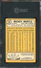 Load image into Gallery viewer, 1968 Topps #280 Mickey Mantle HOF New York Yankees SGC 7 NM
