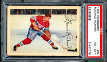 Load image into Gallery viewer, 1953 Parkhurst #24 Maurice Richard HOF Montreal Canadians PSA 4 VG-EX PWCC-E

