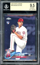 Load image into Gallery viewer, 2018 Topps Chrome #150 Shohei Ohtani Rookie Los Angeles Angels BGS 9.5 Gem Mint
