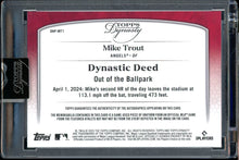 Load image into Gallery viewer, 2025 Topps Dynasty Mike Trout Patch Auto /5 Los Angeles Angels
