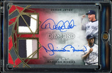 Load image into Gallery viewer, 2022 Topps Diamond Icons Derek Jeter Mariano Rivera Dual Patch Auto /5 HOF New York Yankees

