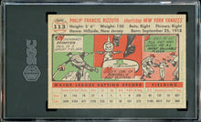 Load image into Gallery viewer, 1956 Topps #113 Phil Rizzuto Gray Back HOF New York Yankees SGC 7.5 NM+
