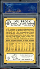 Load image into Gallery viewer, 1968 Topps #520 Lou Brock HOF St. Louis Cardinals PSA 9 Mint
