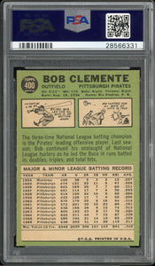 1967 Topps #400 Roberto Clemente HOF Pittsburgh Pirates PSA 7 NM