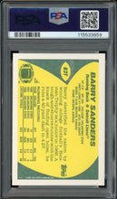 Load image into Gallery viewer, 1989 Topps Traded #83T Barry Sanders Rookie Auto HOF Detroit Lions PSA 9 Auto 10
