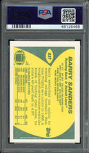 Load image into Gallery viewer, 1989 Topps Traded #83T Barry Sanders Rookie Auto HOF Detroit Lions PSA 9 Auto 10
