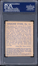 Load image into Gallery viewer, 1934-36 Diamond Stars #74 Tony Lazzeri HOF New York Yankees PSA 5 EX
