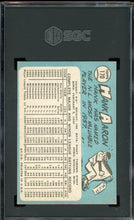 Load image into Gallery viewer, 1965 Topps #170 Hank Aaron HOF Milwaukee Braves SGC 7 NM
