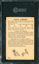 Load image into Gallery viewer, 1963 Parkhurst #55 Gordie Howe HOF Detroit Red Wings SGC 7 NM
