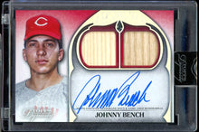Load image into Gallery viewer, 2025 Topps Dynasty Johnny Bench Relic Auto /5 HOF Cincinnati Reds
