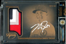 Load image into Gallery viewer, 2014 Topps Dynasty Mike Trout Patch Auto /10 Los Angeles Angels
