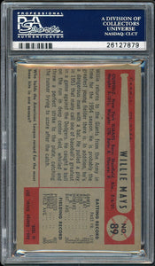 1954 Bowman #89 Willie Mays HOF New York Giants PSA 4.5 VG-EX+