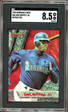 Load image into Gallery viewer, 1994 Bowman's Best #40 Ken Griffey Jr. Refractor HOF Seattle Mariners SGC 8.5 NM-MT+
