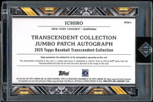 Load image into Gallery viewer, 2025 Topps Transcendent Ichiro Patch Auto /5 Jumbo Patch HOF Seattle Mariners
