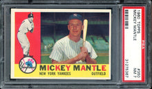 Load image into Gallery viewer, 1960 Topps #350 Mickey Mantle HOF New York Yankees PSA 7 NM

