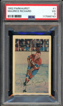 Load image into Gallery viewer, 1952 Parkhurst #1 Maurice Richard HOF Montreal Canadians PSA 3 VG
