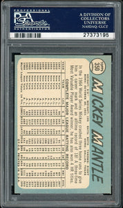 1965 Topps #350 Mickey Mantle HOF New York Yankees PSA 7.5 NM+