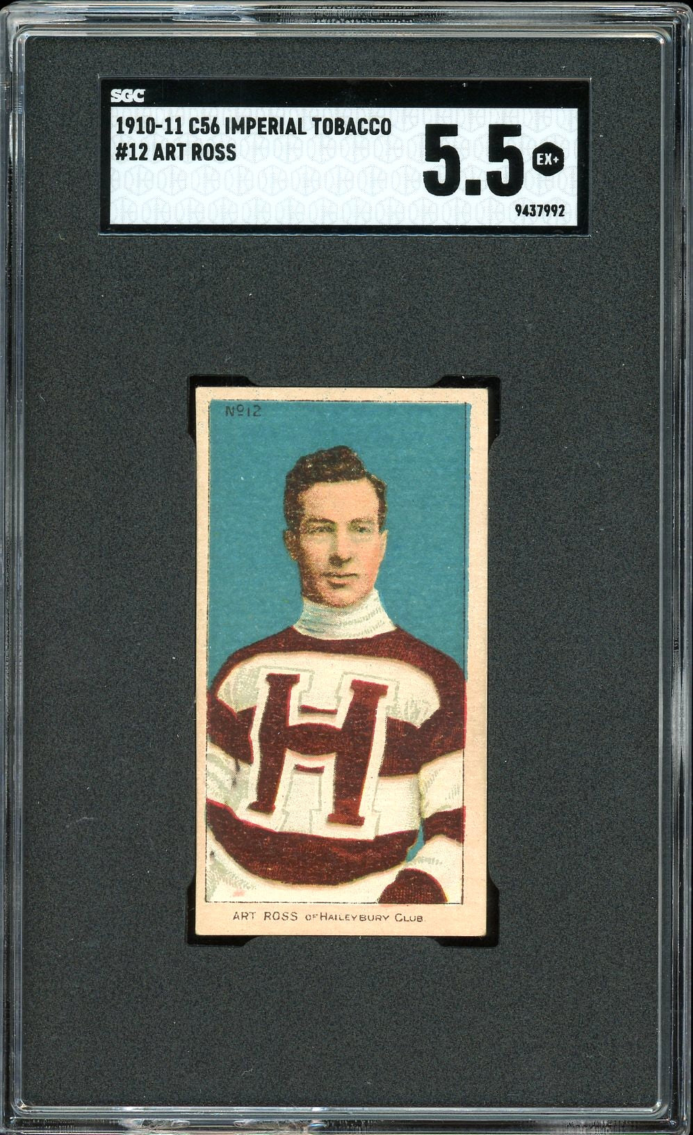 1910-11 C56 Imperial Tobacco #12 Art Ross SGC 5.5 EX+