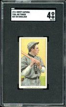 Load image into Gallery viewer, 1909-11 T206 Joe Tinker Bat On Shoulder HOF Chicago Cubs SGC 4 VG-EX
