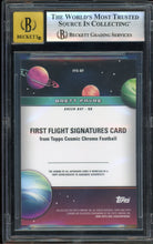 Load image into Gallery viewer, 2024 Topps Cosmic Chrome Brett Favre Auto 1/1 First Flight Superfractor HOF Green Bay Packers BGS 9 Auto 10
