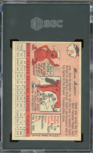 1958 Topps #30 Hank Aaron HOF Milwaukee Braves SGC 8 NM-MT