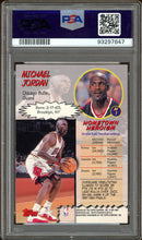 Load image into Gallery viewer, 1997 Topps Stadium Club Hardcourt Heroics Michael Jordan #H1 HOF Chicago Bulls PSA 9 Mint
