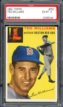 Load image into Gallery viewer, 1954 Topps #250 Ted Williams HOF Boston Red Sox PSA 6 EX-MT

