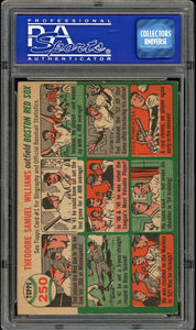 1954 Topps #250 Ted Williams HOF Boston Red Sox PSA 6 EX-MT