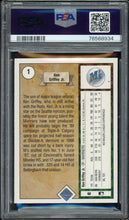 Load image into Gallery viewer, 1989 Upper Deck #1 Ken Griffey Jr. Rookie Auto HOF Seattle Mariners PSA 9 Auto 9
