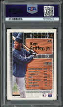Load image into Gallery viewer, 1994 Topps Black Gold #8 Ken Griffey Jr. Auto Seattle Mariners PSA AUTH Auto 10

