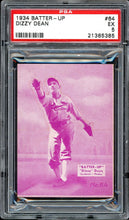 Load image into Gallery viewer, 1934-36 Batter-Up #64 Dizzy Dean HOF St. Louis Cardinals PSA 5 EX
