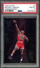 Load image into Gallery viewer, 1993 Ultra Scoring Kings Michael Jordan #5 HOF Chicago Bulls PSA 8 NM-MT

