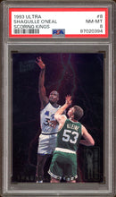 Load image into Gallery viewer, 1993 Ultra Scoring Kings Shaquille O'Neal HOF Orlando Magic PSA 8 NM-MT
