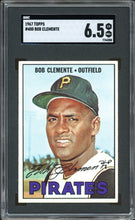 Load image into Gallery viewer, 1967 Topps #400 Roberto Clemente HOF Pittsburgh Pirates SGC 6.5 EX-NM+
