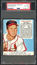 Load image into Gallery viewer, 1952 Red Man Tobacco #16 Stan Musial HOF St. Louis Cardinals PSA 6 EX-MT
