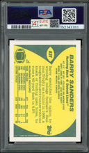 Load image into Gallery viewer, 1989 Topps Traded #83T Barry Sanders Rookie Auto HOF Detroit Lions PSA 10 Auto 10 4SC Elite
