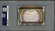 Load image into Gallery viewer, 2021 Topps Five Star Derek Jeter Patch Auto Jumbo Prime Relic Button /5 HOF New York Yankees PSA 8
