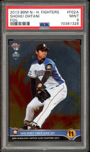 Load image into Gallery viewer, 2013 BBM Hokkaido Nippon-Ham Fighters Shohei Ohtani Foil Rookie #FO2A PSA 9 Mint

