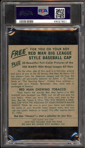 1954 Red Man Tobacco #25 Willie Mays HOF New York Giants PSA 6 EX-MT