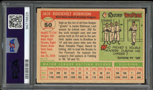 Load image into Gallery viewer, 1955 Topps #50 Jackie Robinson HOF Brooklyn Dodgers PSA 3 VG
