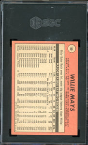 1969 Topps #10 Willie Mays HOF San Francisco Giants SGC 6.5 EX-NM+