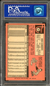 1969 Topps #50 Roberto Clemente HOF Pittsburgh Pirates PSA 8 NM-MT
