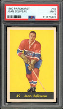 Load image into Gallery viewer, 1960 Parkhurst #49 Jean Beliveau HOF Montreal Canadians PSA 9 Mint
