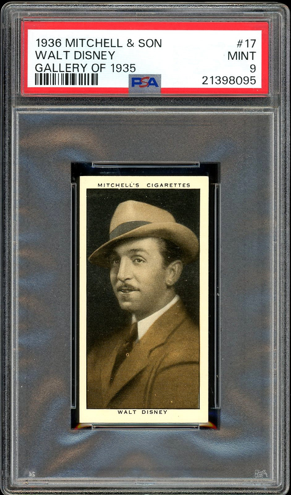 1936 Mitchell & Son Gallery of 1935 Walt Disney PSA 9 Mint