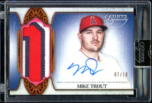 Load image into Gallery viewer, 2025 Topps Dynasty Mike Trout Auto /10 Los Angeles Angels
