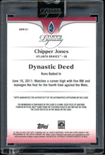 Load image into Gallery viewer, 2025 Topps Dynasty Chipper Jones Auto /5 Vertical HOF Atlanta Braves
