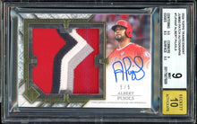 Load image into Gallery viewer, 2024 Topps Transcendent Jumbo Patch Autographs Albert Pujols /5 BGS 9 Auto 10
