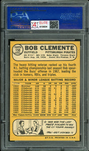 1968 Topps #150 Roberto Clemente HOF Pittsburgh Pirates PSA 9 Mint 4SC Elite